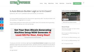 Full Auto Bitcoin Builder Review - Is It A Scam or A Legit Opportunity