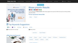 Bbsee prismhr Results For Websites Listing - SiteLinks.Info