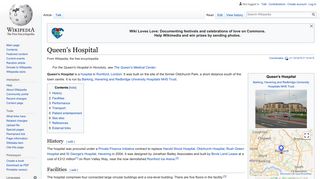 Queen's Hospital - Wikipedia