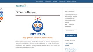 BitFun.co Review - Scam Bitcoin