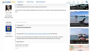 Holland America web site - Page 6 - Cruise Critic Message Board Forums