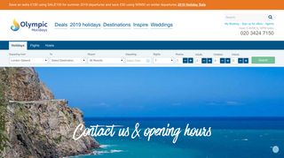 Contact Us - Bookings and Enquiries | Olympic Holidays
