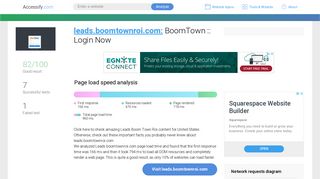 Access leads.boomtownroi.com. BoomTown :: Login Now