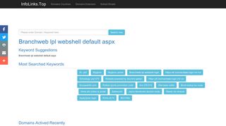 Branchweb lpl webshell default aspx Search - InfoLinks.Top