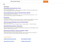 Search results for b2b insurance services -