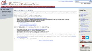 Microsoft Outlook Web Access - California Department of ...