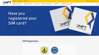 SIM Registration - MPT Myanmar | Moving Myanmar Forward
