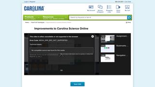 Improvements to Carolina Science Online | Carolina.com