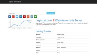 Login.cat.com is Online Now - Open-Web.Info