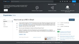 paperwork - How to set up a MEI in Brazil - Expatriates Stack Exchange