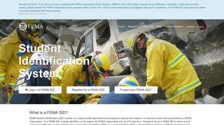 What is a FEMA SID? - FEMA Student Identification (SID) System