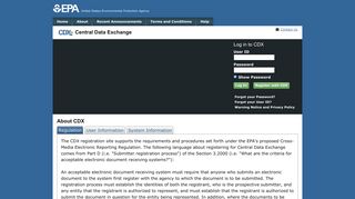 About CDX - Central Data Exchange - EPA