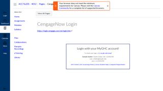 CengageNow Login: ACCT&201 W16 4012 - Prin of Accounting I