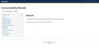 ncaccount: NCAuth