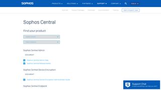 Sophos Central - Sophos Product Support and Documentation ...