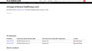 Healthways.com - chicago.embrace.healthways.com Website ...