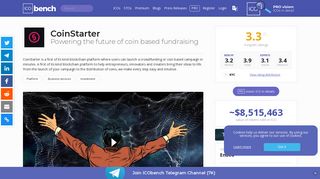 CoinStarter (STC Token) - ICO rating and details | ICObench