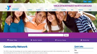 Community Network - YMCA of Northwest North Carolina