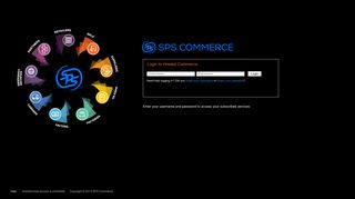 SPS Commerce - Login to Hosted Commerce
