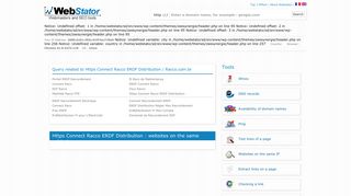 Https Connect Racco ERDF Distribution - Webstator