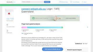 Access connect.tafeqld.edu.au. Login - TAFE Queensland