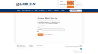 Current Client Login :: Credit Plus, Inc.