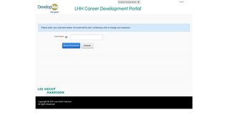 Lee Hecht Harrison User Login - LHH Career Development Portal