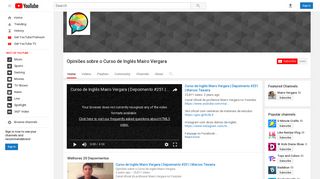 Opiniões sobre o Curso de Inglês Mairo Vergara - YouTube