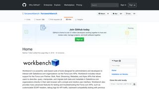 Workbench - GitHub