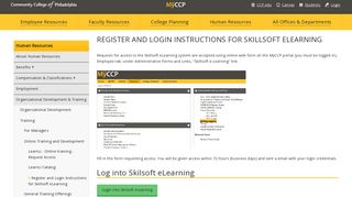 Register and Login Instructions for Skillsoft eLearning | Community ...