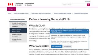 Defence Learning Network (DLN) |DND CAF