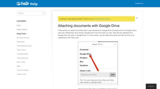 Attaching documents with Google Drive - Trello Help