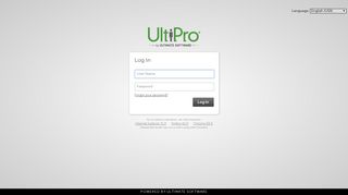 Login - Ulti-Pro - Ultimate Software
