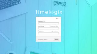 Timelogix: Login