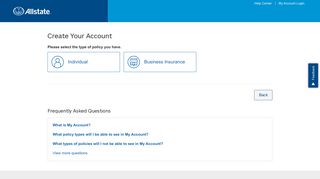 Register for My Account - Allstate