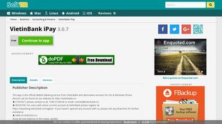 VietinBank iPay 3.0.7 Free Download