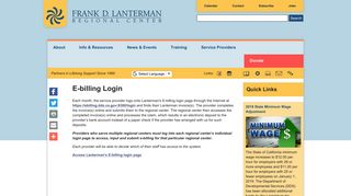 E-billing Login | Lanterman.org