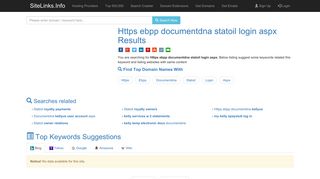 Https ebpp documentdna statoil login aspx Results For Websites Listing