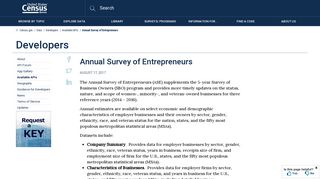 Annual Survey of Entrepreneurs - Census Bureau