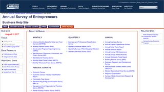 Annual Survey of Entrepreneurs - Business Help Site - Census Bureau
