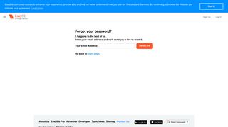 Forgot your password? - EasyBib: Free Bibliography Generator - MLA ...