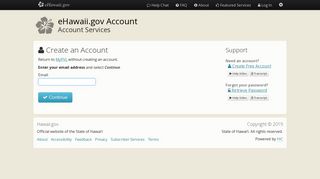 eHawaii Account Services - Hawaii.gov