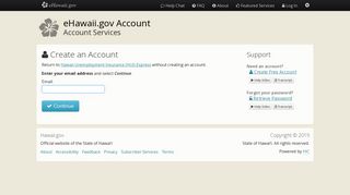 eHawaii Account Services - (HUI) Express - Hawaii.gov