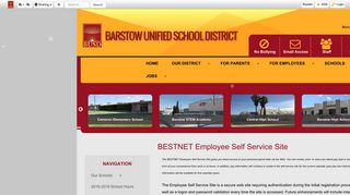 BESTNET Employee Self Service Site • Page - Barstow USD