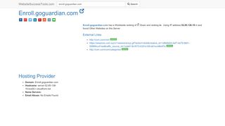 Enroll.goguardian.com Error Analysis (By Tools)
