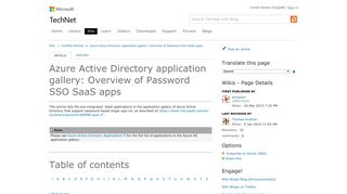 Azure Active Directory application gallery: Overview of ... - Microsoft
