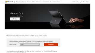 Download Microsoft Volume Licensing Service Center (VLSC) User ...