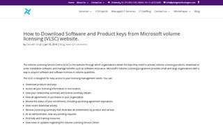 How to Download Software and Product keys from Microsoft volume ...