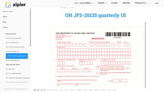 OH JFS-20125 quarterly UI | Home - Zipier