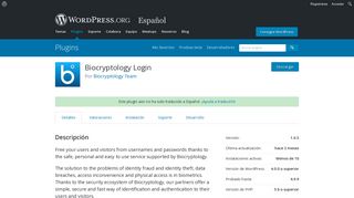 Biocryptology Login | WordPress.org